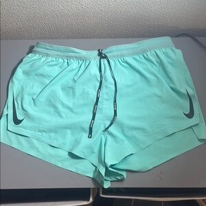 Nike Aeroswift 2” split running shorts.